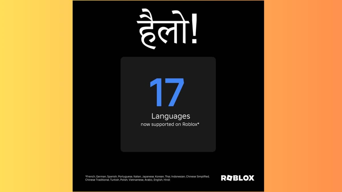 Roblox adds Hindi language support across its platform | t2ONLINE