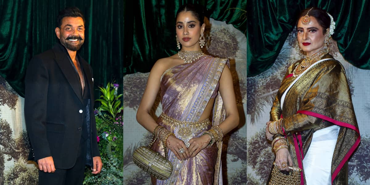 Bollywood turned up in festive finery to mark the wedding reception of Anshula Kapoor and Rohan Thakkar in Mumbai on Tuesday