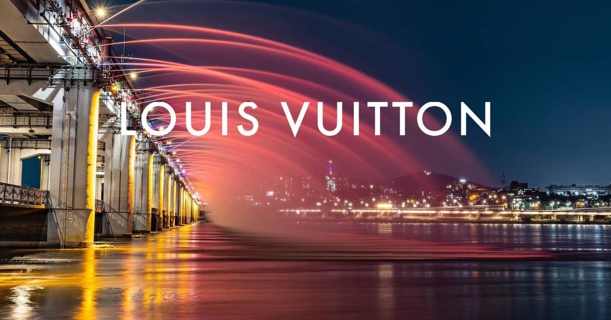 Runway? Try Bridgeway? Louis Vuitton turns bridge into massive fashion show