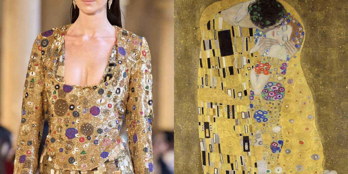 green emerald velvet dress Portrait of Adele Bloch-Bauer I by Gustav Klimt Art Dress Long Sleeve