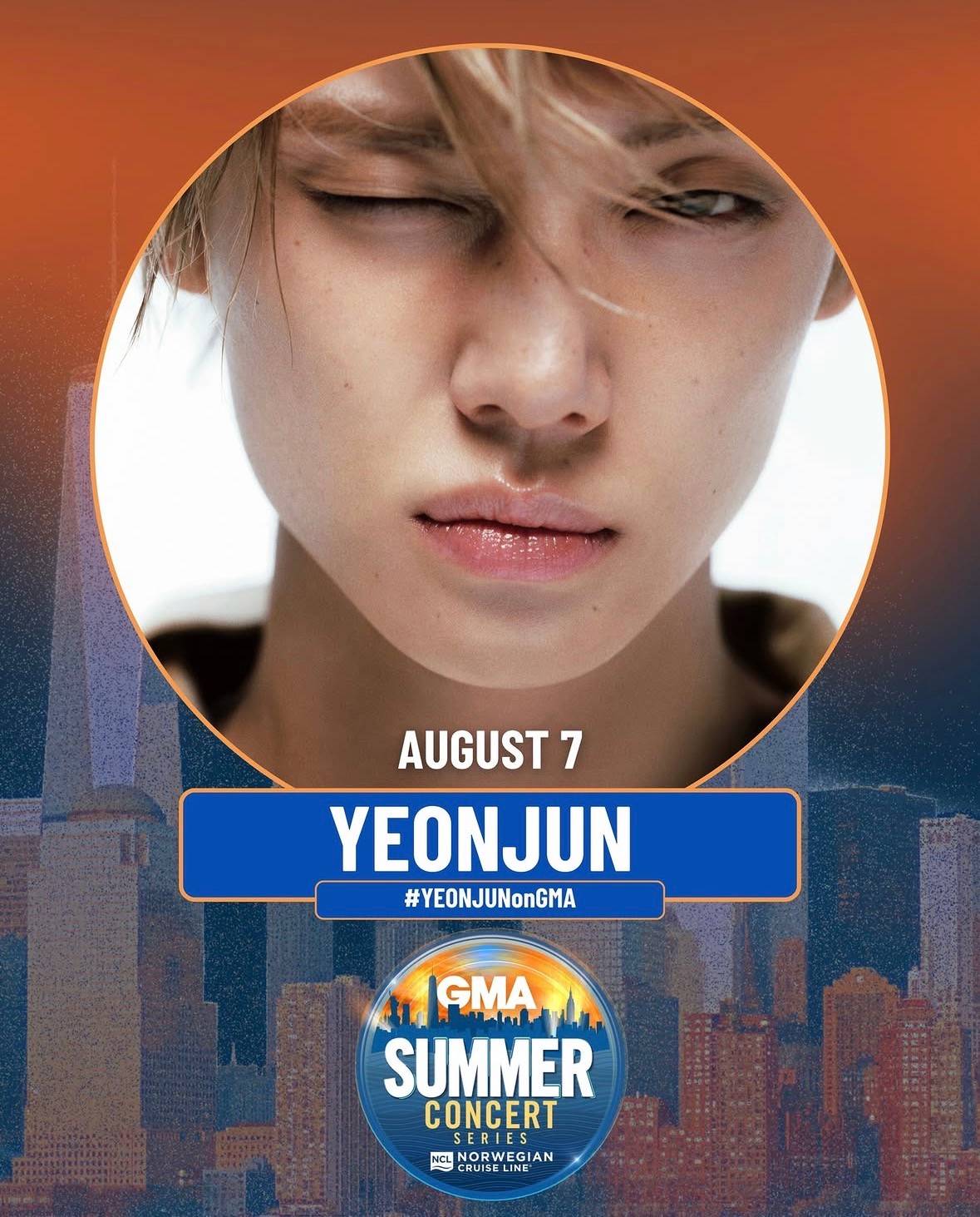 TXT's Yeonjun set to perform for Good Morning America's Summer