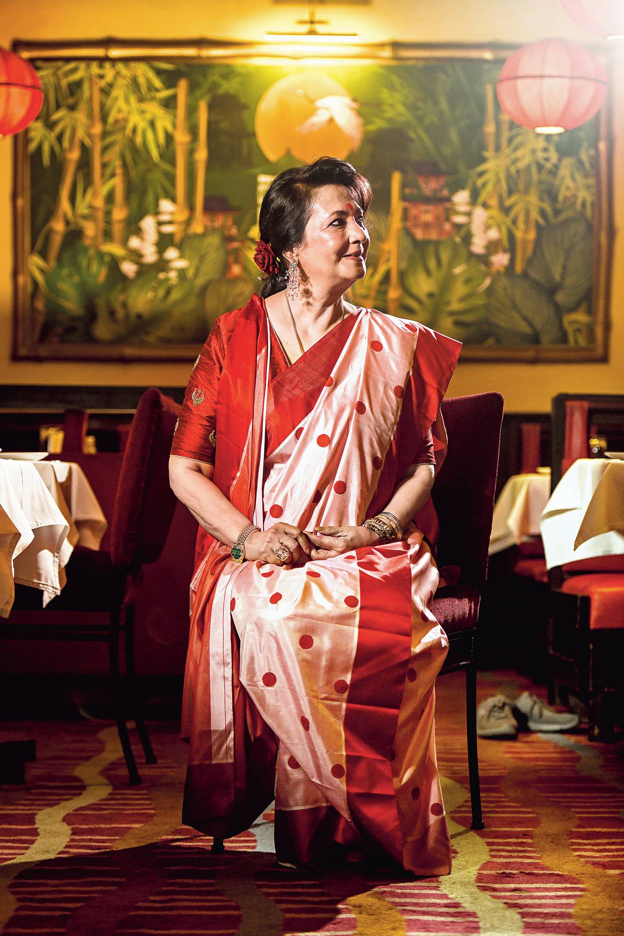 Check out this exclusive photoshoot of Moon Moon Sen x Parama | t2ONLINE