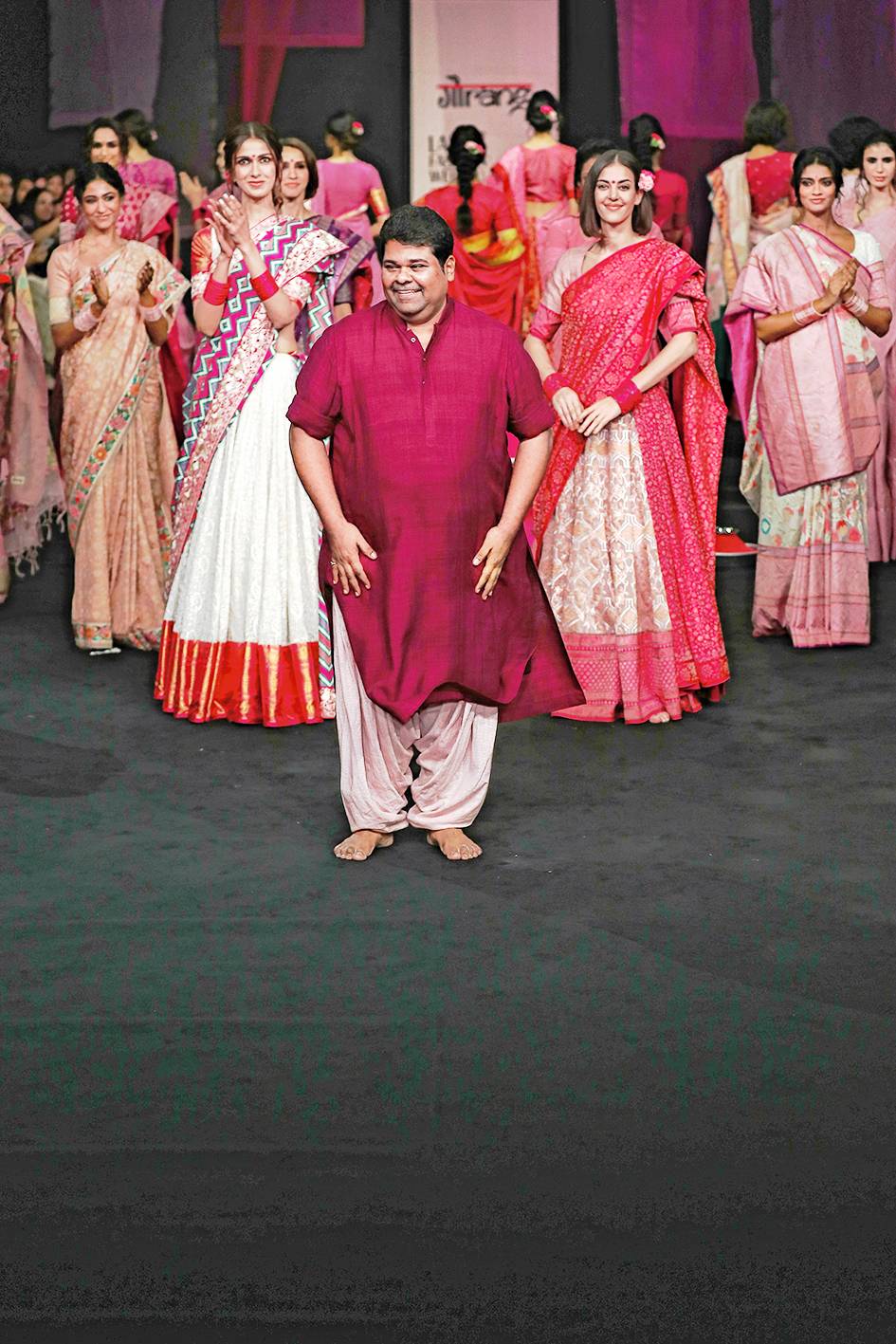 Gaurang Shahs Gulal at Lakme Fashion Week x FDCI was a celebration of ...