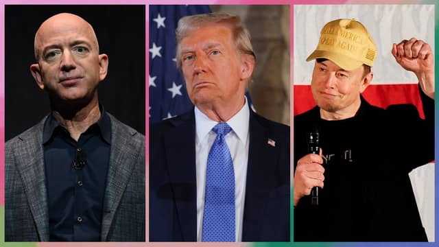 Billionaire rivals Elon Musk and Jeff Bezos come face to face at Trump’s Mar-a-Lago 