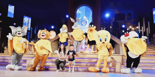 t2 soaked in the glitz and glamour of our favourite Warner Bros characters at Warner Bros. World Yas Island, Abu Dhabi