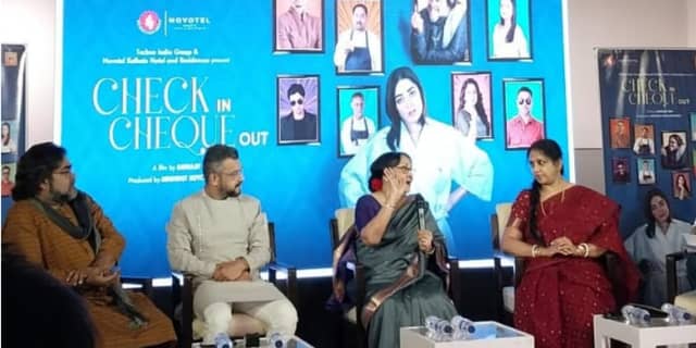 Mamata Shankar,  Ratul Shankar,  Satrajit Sen, and Manoshi Roychowdhury at a panel discussion on ‘Where Legacy Meets Heritage’ at Indian Museum on Sunday evening