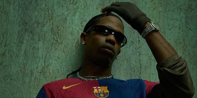 Travis Scott joins FC Barcelona and Spotify for a cool collab